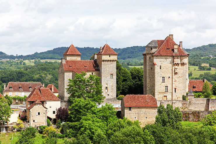 Vignobles et châteaux de Curemonte - Corrèze (Limousin)