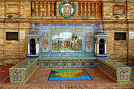 Granada en azulejos