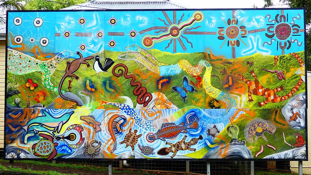 Fresque à Nimbin