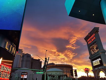 Coucher de soleil à Las Vegas