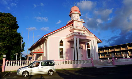 Temple rose de Mahina - Tahiti 