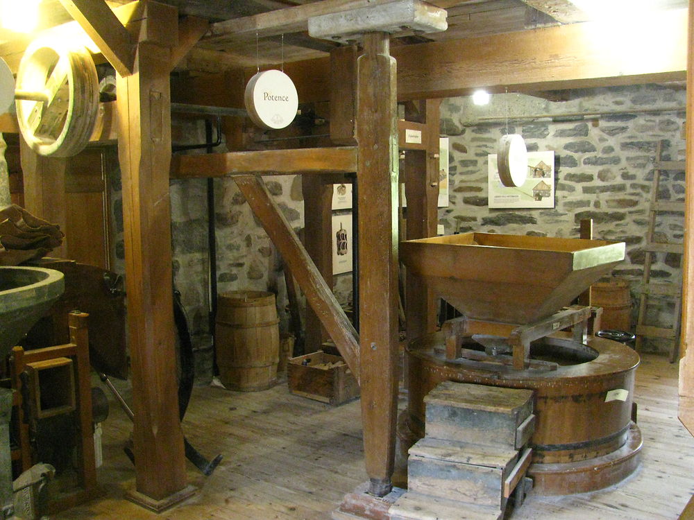 Intérieur du Moulin Michel de Bécancour