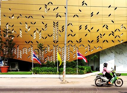 Façade moderne en Thaïlande
