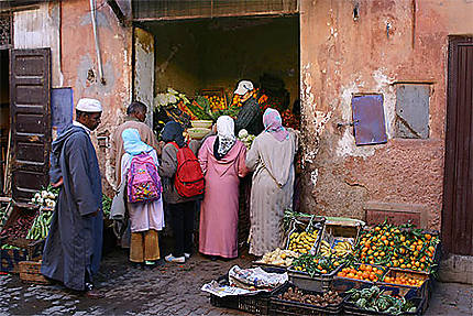 Marrakech, dans la médina