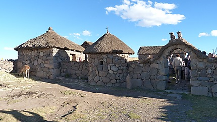 Habitation sur la route entre Sullistani et Puno