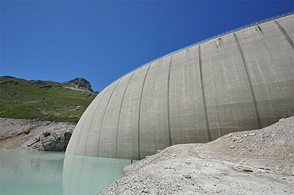 Barrage de Moiry vide