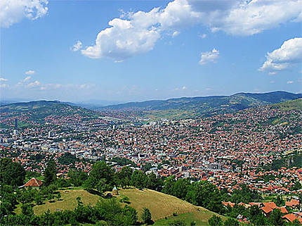 Vue sur Sarajevo