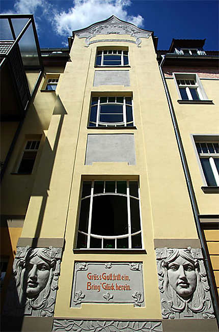 Un immeuble à Weimar