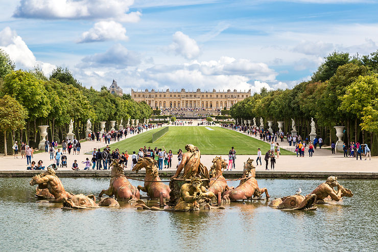 Le château de Versailles (Yvelines)