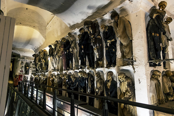 Catacombes de Capucins : Palerme macabre