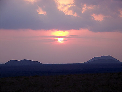 Coucher de soleil au Tsavo