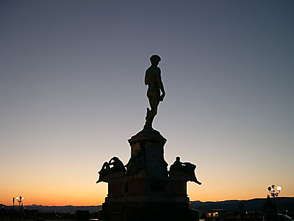 Le David sur la Piazza Michelangelo