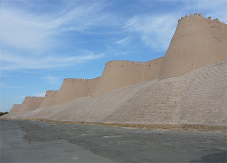 Les murailles de Khiva Les murailles de Khiva