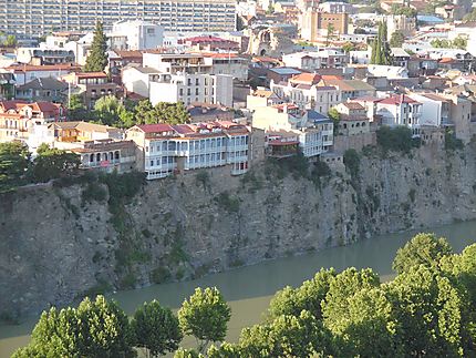 Tbilissi vue depuis la forteresse Narikala
