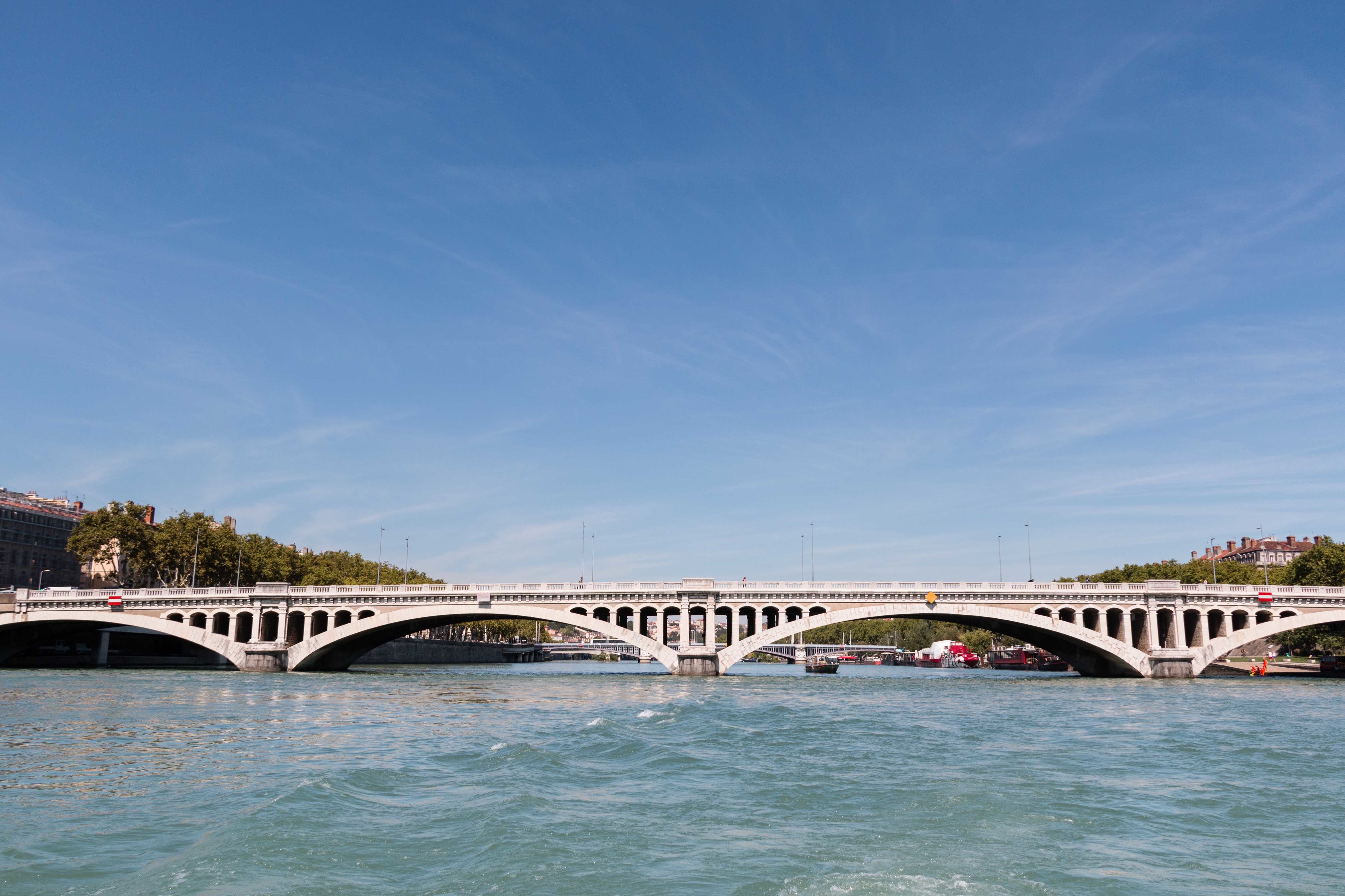 Le Pont Wilson sur le Rhône à Lyon