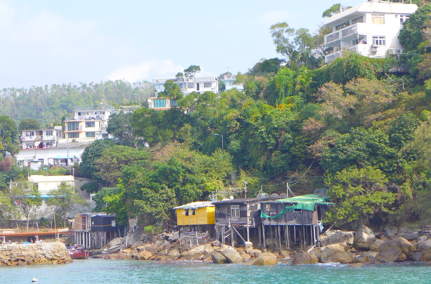 Arrivée à Lamma Arrivée à Lamma