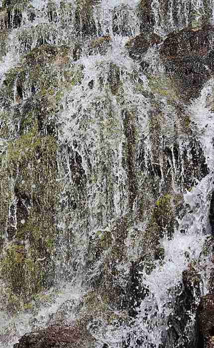 Waterfall on the trek ...