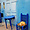 La chaise bleue d'Essaouira