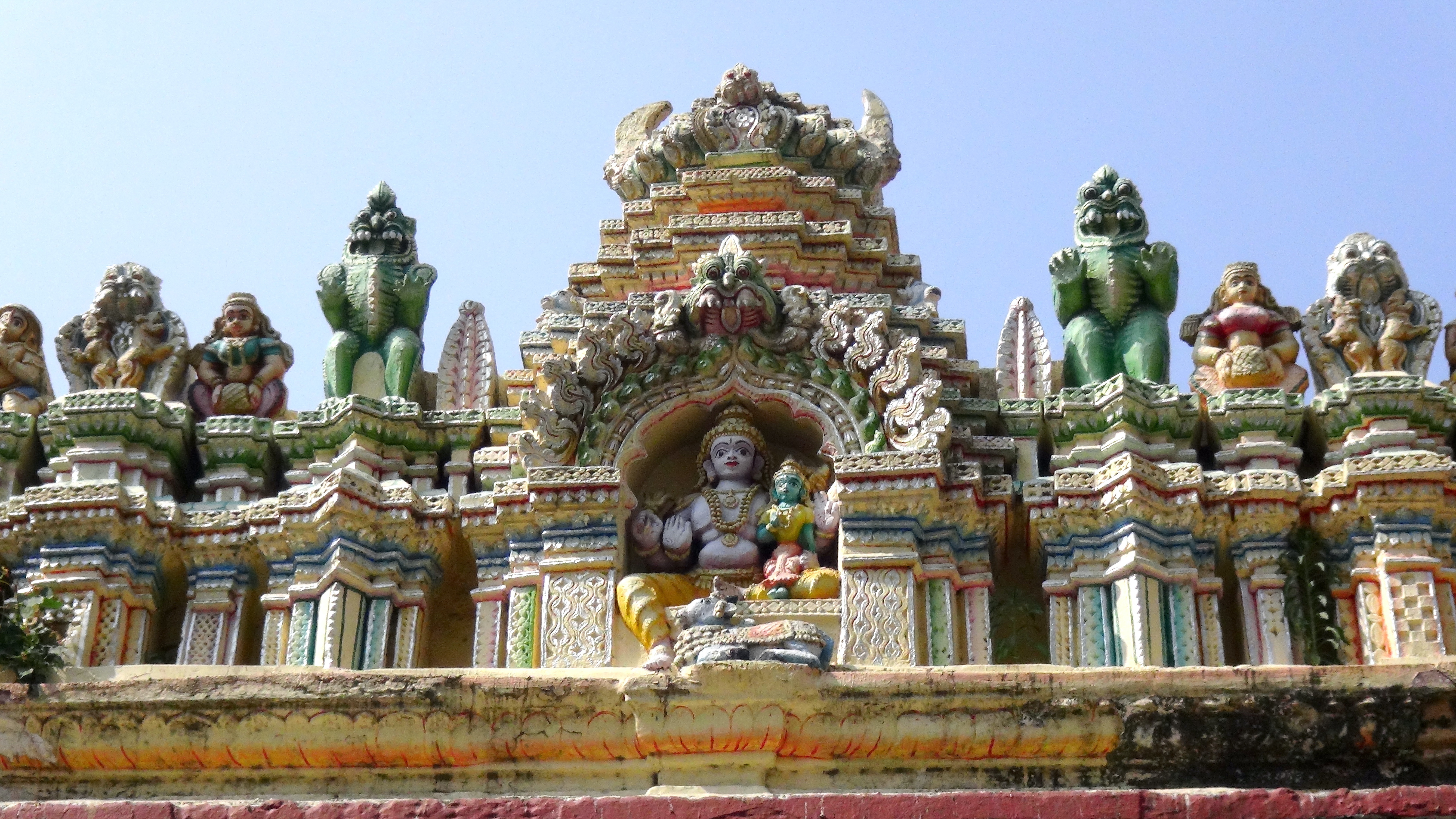 Fronton du Bull Temple à Bangalore Fronton du Bull Temple à Bangalore