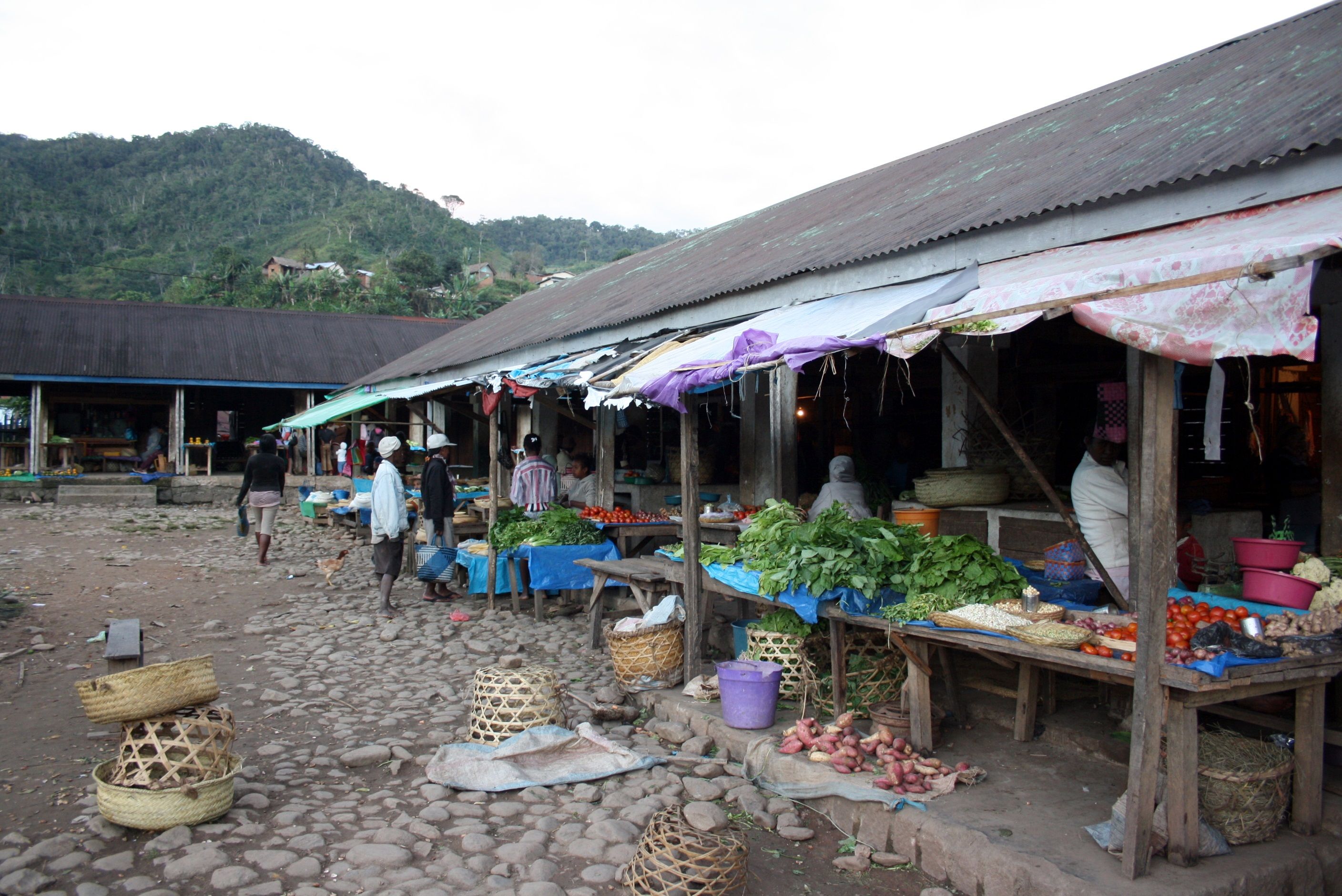 Place du marché de Ranomafana