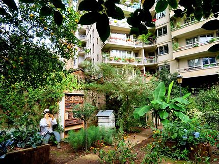 Le jardin Michelet (espace vert)