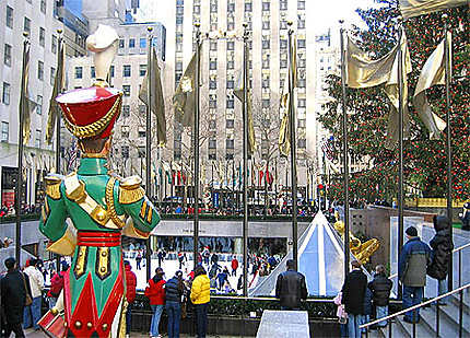 La patinoire du Rockfeller Center