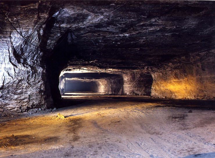 Mine de sel de Varangéville, plongée à 160 m sous terre