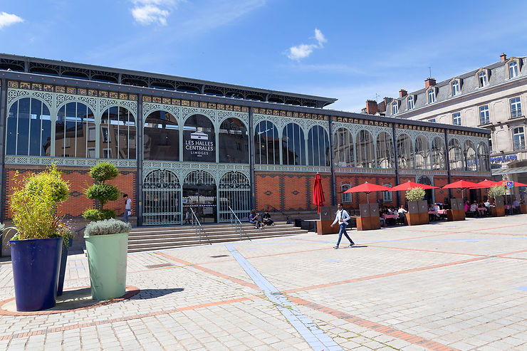 Halles centrales : le centre-ville commerçant de Limoges