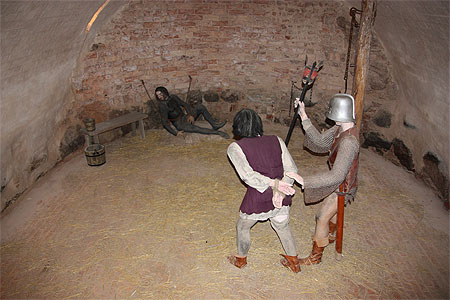 Reconstitution des oubliettes du château Reconstitution des oubliettes du château