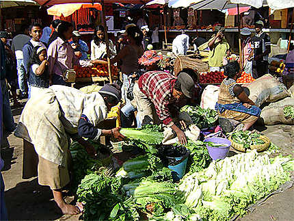 Vendeurs de fruits et légumes