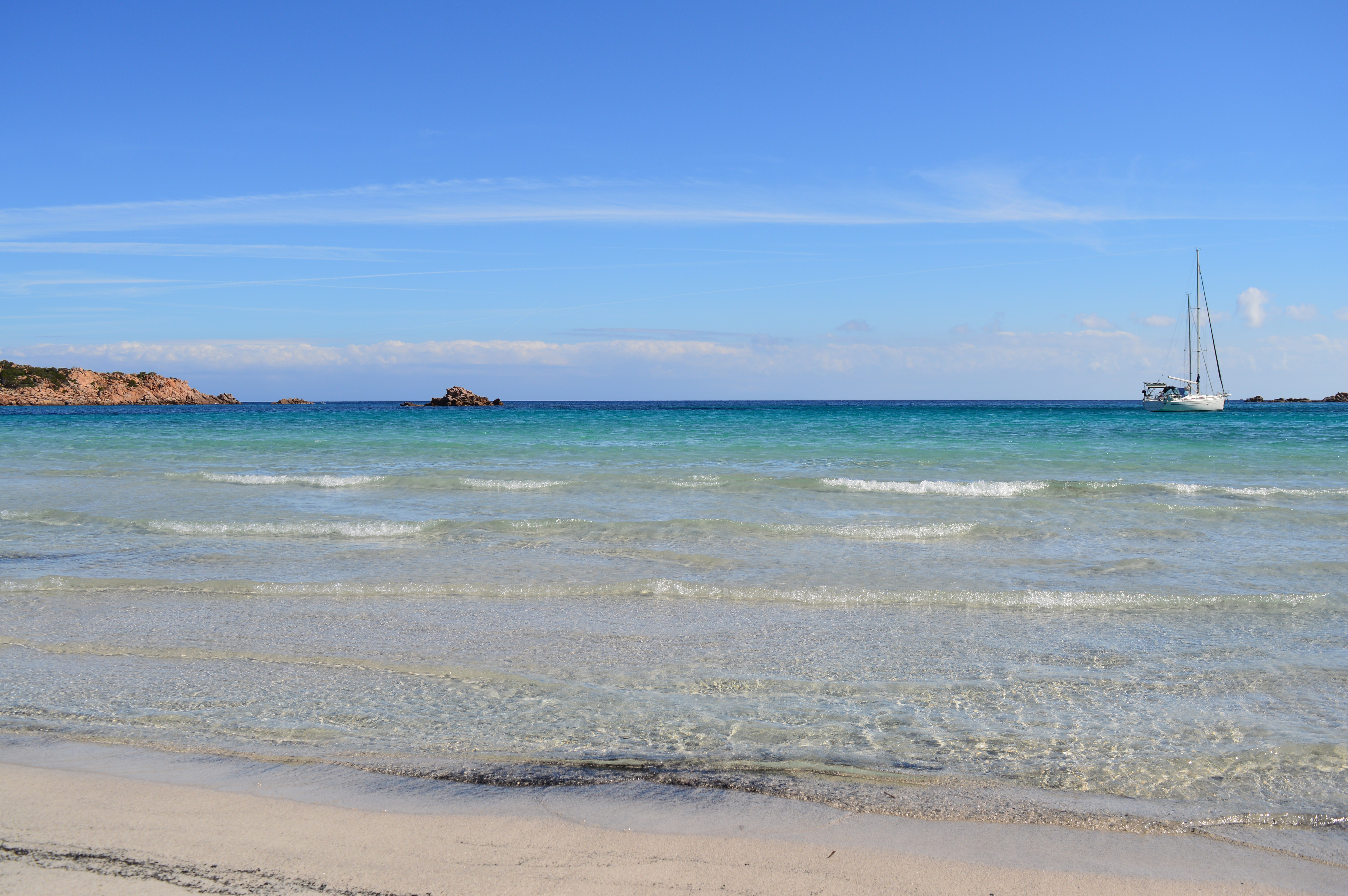 La plage de Roccapina La plage de Roccapina
