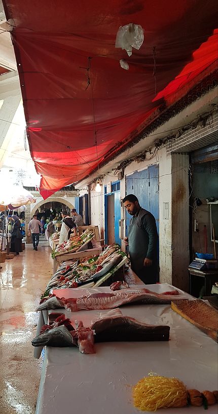Au marché au poisson d'Essaouira