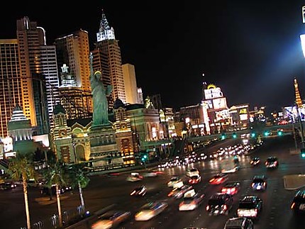 The strip by night