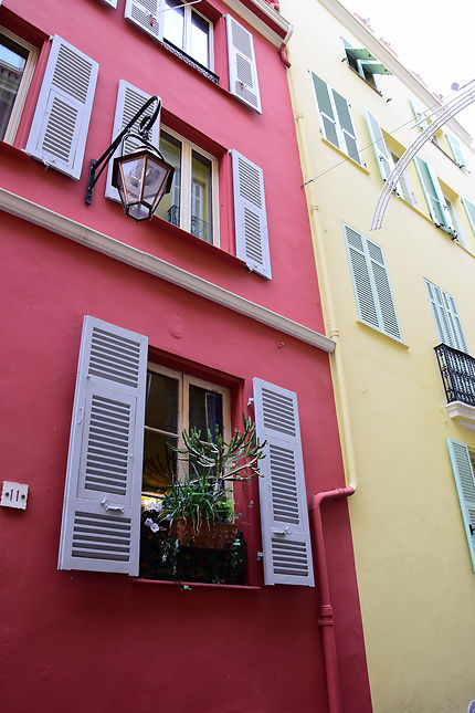 Façades colorées de Monaco