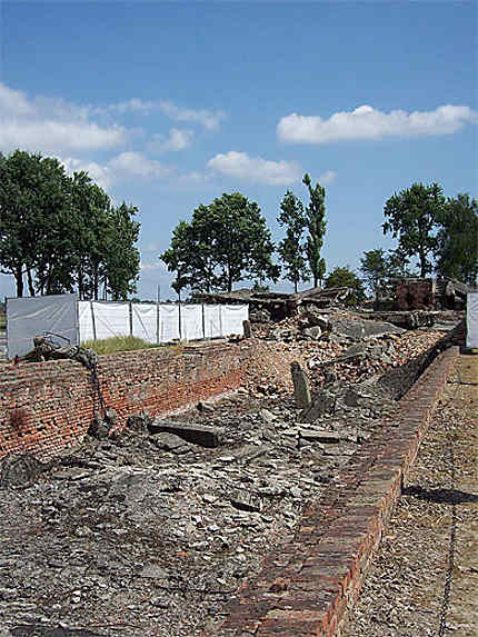 Birkenau : ruines 