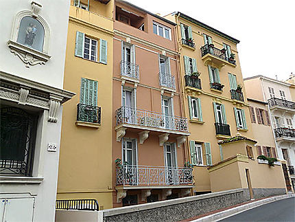 Maisons en couleurs de Monaco