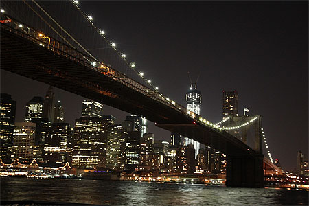 Pont de Brooklyn la nuit Pont de Brooklyn la nuit
