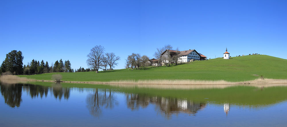 Ferme au bord de l'Hegratsrieder see