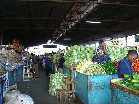 Dans le marché d'Iringa Dans le marché d'Iringa