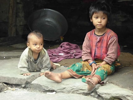 Enfants au Népal