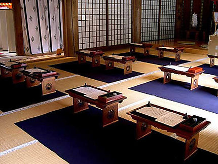 Shodo dans un temple japonnais