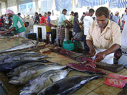 Marché aux poissons de Mukalla