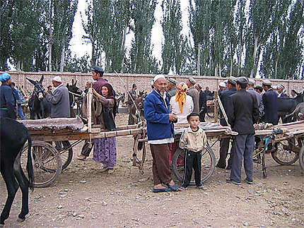 Marché de Kashgar