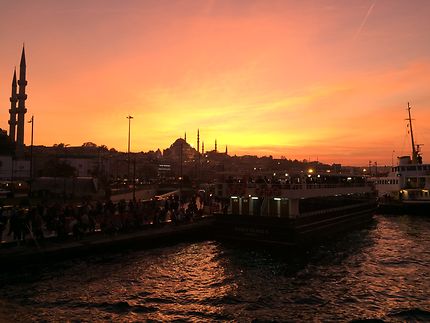 Sunset in Istanbul 