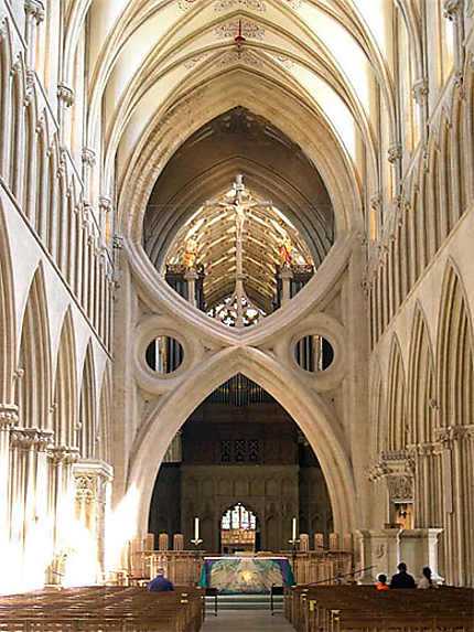 Intérieur de la cathédrale de Wells