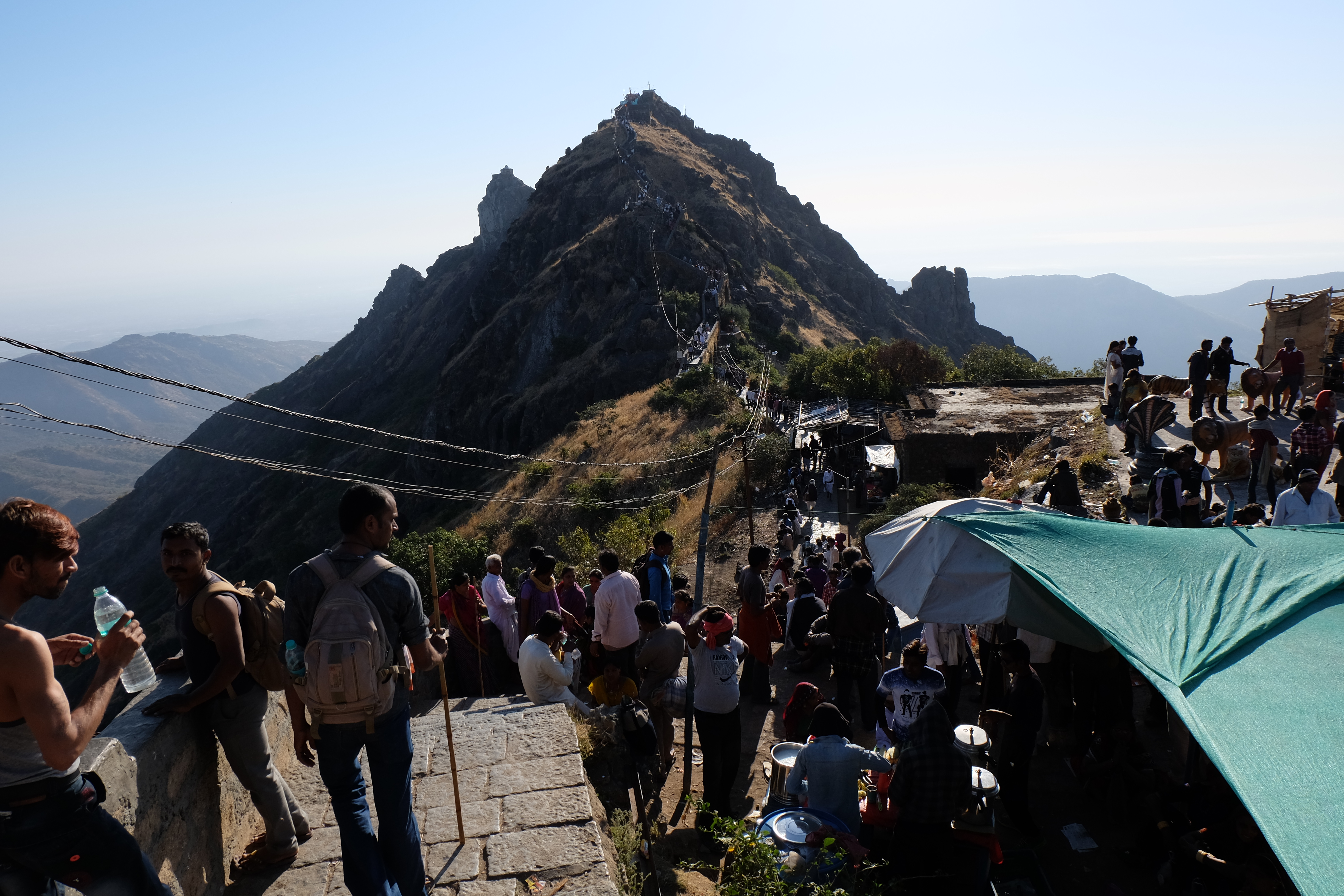 Pèlerinage de Girnar Hill Pèlerinage de Girnar Hill