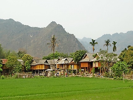 Village de l'ethnie Thai