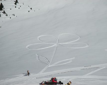 Dessin sur la neige, Italie