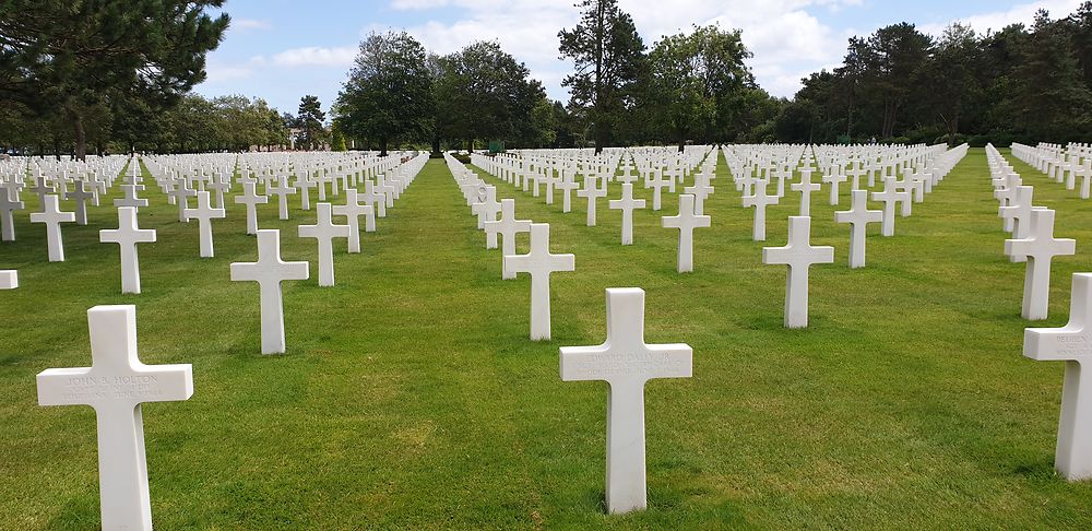 Cimetière Américain à Omaha Beach