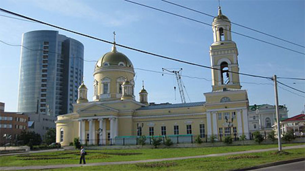 La cathédrale Svyato-Troitskiy à Ekaterinbourg